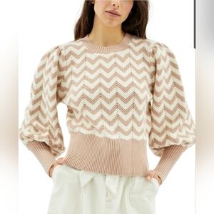 MINKPINK Chevron Knit Sweater – Size S